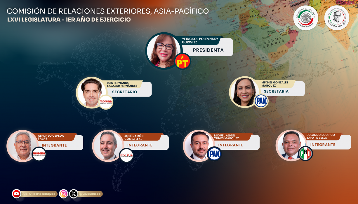 Comisión de Relaciones Exteriores, Asia-Pacífico